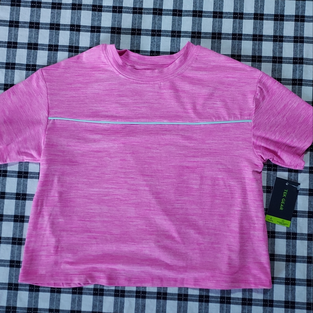 Tek Gear Tulip Back Tee Pink L (10/12)
